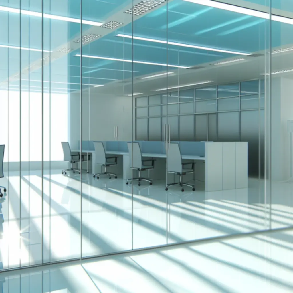 Stralend schoon kantoorinterieur gereinigd door Was Service Pro